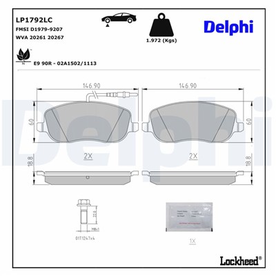 DELPHI LP1792LC