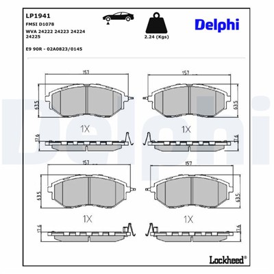 DELPHI LP1941 EAN: 5012759360194.