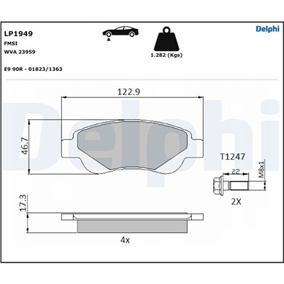 DELPHI LP1949 EAN: 5012759369630.
