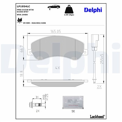 DELPHI LP1954LC