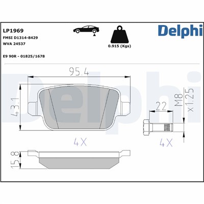 DELPHI LP1969 EAN: 5012759413982.