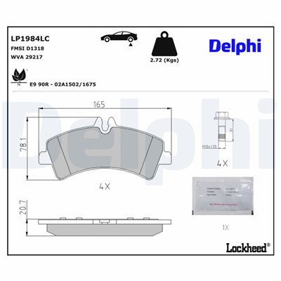 DELPHI LP1984LC EAN: 5012759633748.