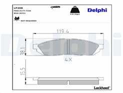DELPHI LP208