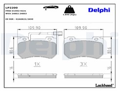 DELPHI LP2200