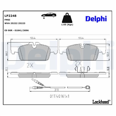 DELPHI LP2248 EAN: 5012759467473.