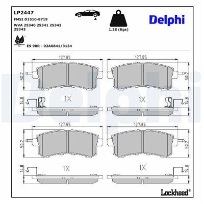 DELPHI LP2447 EAN: 5012759493199.