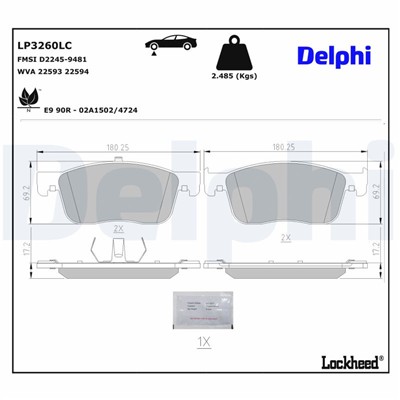 DELPHI LP3260LC