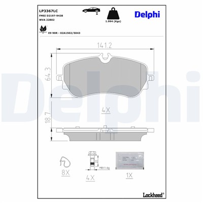 DELPHI LP3367LC