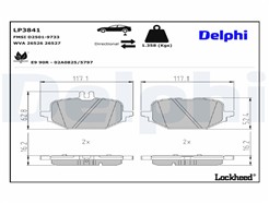 DELPHI LP3841