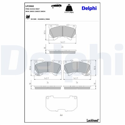 DELPHI LP3960