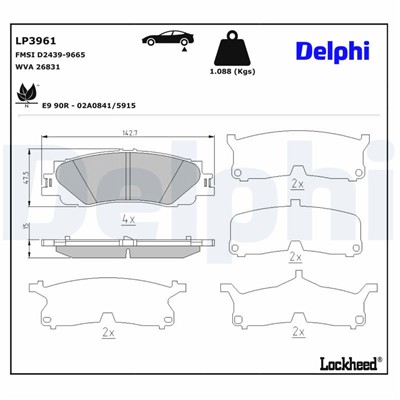 DELPHI LP3961