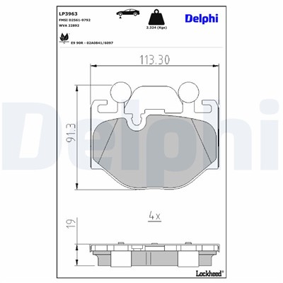 DELPHI LP3963