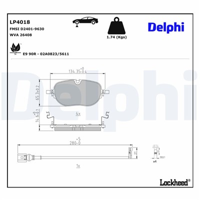 DELPHI LP4018