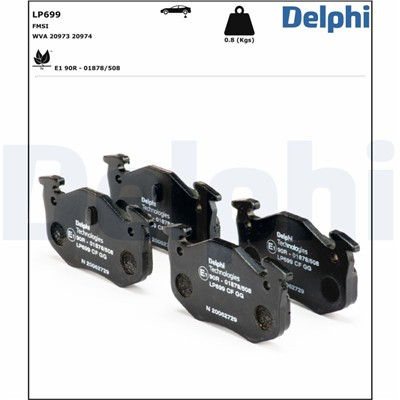DELPHI LP699 EAN: 5012759305157.
