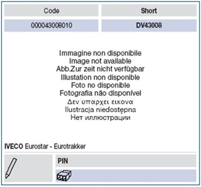 MAGNETI MARELLI 000043008010 Číslo výrobce: DV43008. EAN: 8001063120348.