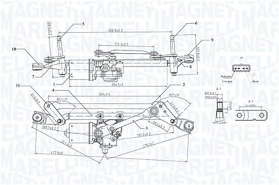 MAGNETI MARELLI 064351736010 Číslo výrobce: TGEC736QM. EAN: 8050947113075.