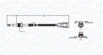 MAGNETI MARELLI 172000167010 Číslo výrobce: STS0167. EAN: 8001063946139.