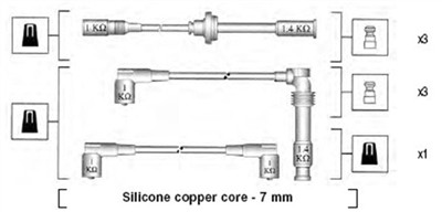 MAGNETI MARELLI 941045400525 Číslo výrobce: MSK525. EAN: 8001063096155.