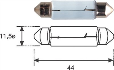 MAGNETI MARELLI 009461200000 Číslo výrobce: C10W 12V Long. EAN: 8001063052939.