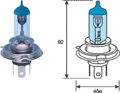 MAGNETI MARELLI 002602100000 Číslo výrobce: H4 12 BL. EAN: 8001063279220.