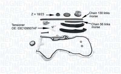 MAGNETI MARELLI 341500001200 Číslo výrobce: MCK1200. EAN: 8050947085846.