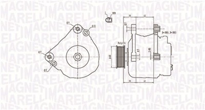MAGNETI MARELLI 063731402010 Číslo výrobce: MQA1402. EAN: 8001063753515.