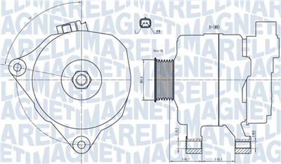 MAGNETI MARELLI 063731499010 Číslo výrobce: MQA1499. EAN: 8050947028287.