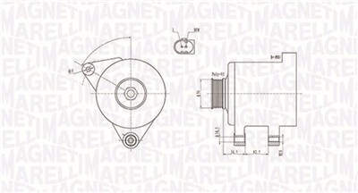 MAGNETI MARELLI 063731546010 Číslo výrobce: MQA1546. EAN: 8001063853598.