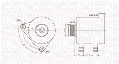 MAGNETI MARELLI 063731559010 Číslo výrobce: MQA1559. EAN: 8001063929781.