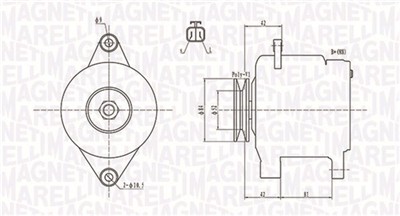 MAGNETI MARELLI 063731615010 Číslo výrobce: MQA1615. EAN: 8001063746043.