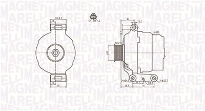 MAGNETI MARELLI 063731636010 Číslo výrobce: MQA1636. EAN: 8001063919836.