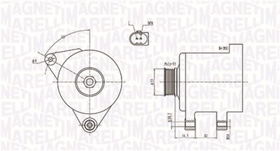 MAGNETI MARELLI 063731664010 Číslo výrobce: MQA1664. EAN: 8001063919683.