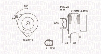 MAGNETI MARELLI 063731746010 Číslo výrobce: MQA1746. EAN: 8001063774220.