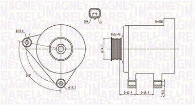 MAGNETI MARELLI 063731761010 Číslo výrobce: MQA1761. EAN: 8001063679259.