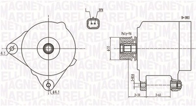 MAGNETI MARELLI 063731762010 Číslo výrobce: MQA1762. EAN: 8001063718521.