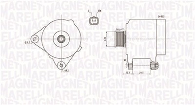 MAGNETI MARELLI 063731768010 Číslo výrobce: MQA1768. EAN: 8001063855981.