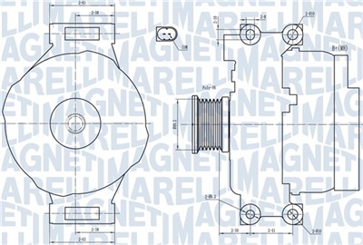 MAGNETI MARELLI 063731773010 Číslo výrobce: MQA1773. EAN: 8050947055160.