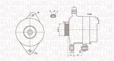 MAGNETI MARELLI 063731793010 Číslo výrobce: MQA1793. EAN: 8001063932255.