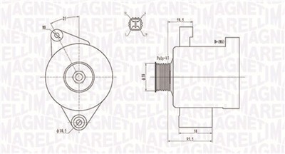 MAGNETI MARELLI 063731796010 Číslo výrobce: MQA1796. EAN: 8001063949703.