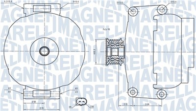 MAGNETI MARELLI 063731840010 Číslo výrobce: MQA1840. EAN: 8050947003406.