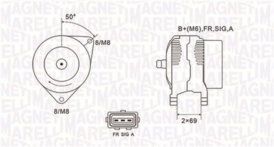 MAGNETI MARELLI 063731857010 Číslo výrobce: MQA1857. EAN: 8001063775456.