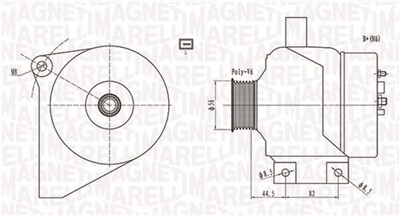 MAGNETI MARELLI 063731861010 Číslo výrobce: MQA1861. EAN: 8001063676111.