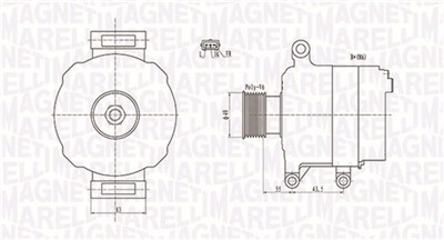 MAGNETI MARELLI 063731869010 Číslo výrobce: MQA1869. EAN: 8001063980751.