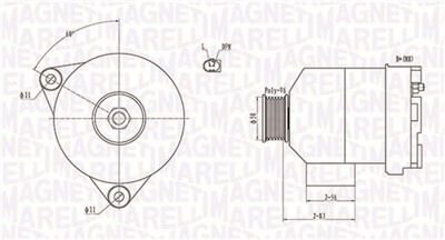 MAGNETI MARELLI 063731872010 Číslo výrobce: MQA1872. EAN: 8001063982731.