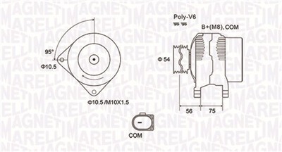 MAGNETI MARELLI 063731904010 Číslo výrobce: MQA1904. EAN: 8001063734248.