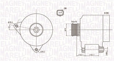MAGNETI MARELLI 063731914010 Číslo výrobce: MQA1914. EAN: 8001063814674.