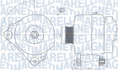 MAGNETI MARELLI 063731992010 Číslo výrobce: MQA1992. EAN: 8050947002522.