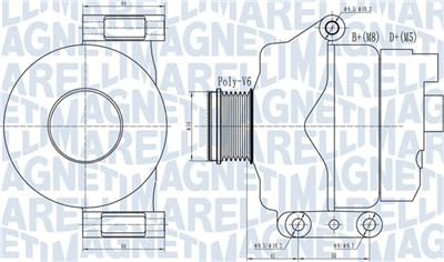 MAGNETI MARELLI 063732132010 Číslo výrobce: MQA2132. EAN: 8050947055238.