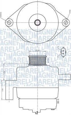 MAGNETI MARELLI 063732181010 Číslo výrobce: MQA2181. EAN: 8050947028096.