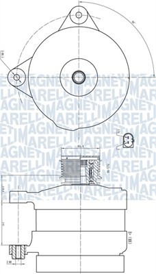 MAGNETI MARELLI 063732188010 Číslo výrobce: MQA2188. EAN: 8050947055566.
